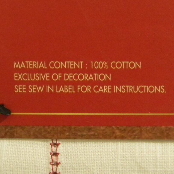 Holiday Happiness Hand Crafted Placemat Set of 4 Candy Cane Christmas NIP - Picture 4 of 6